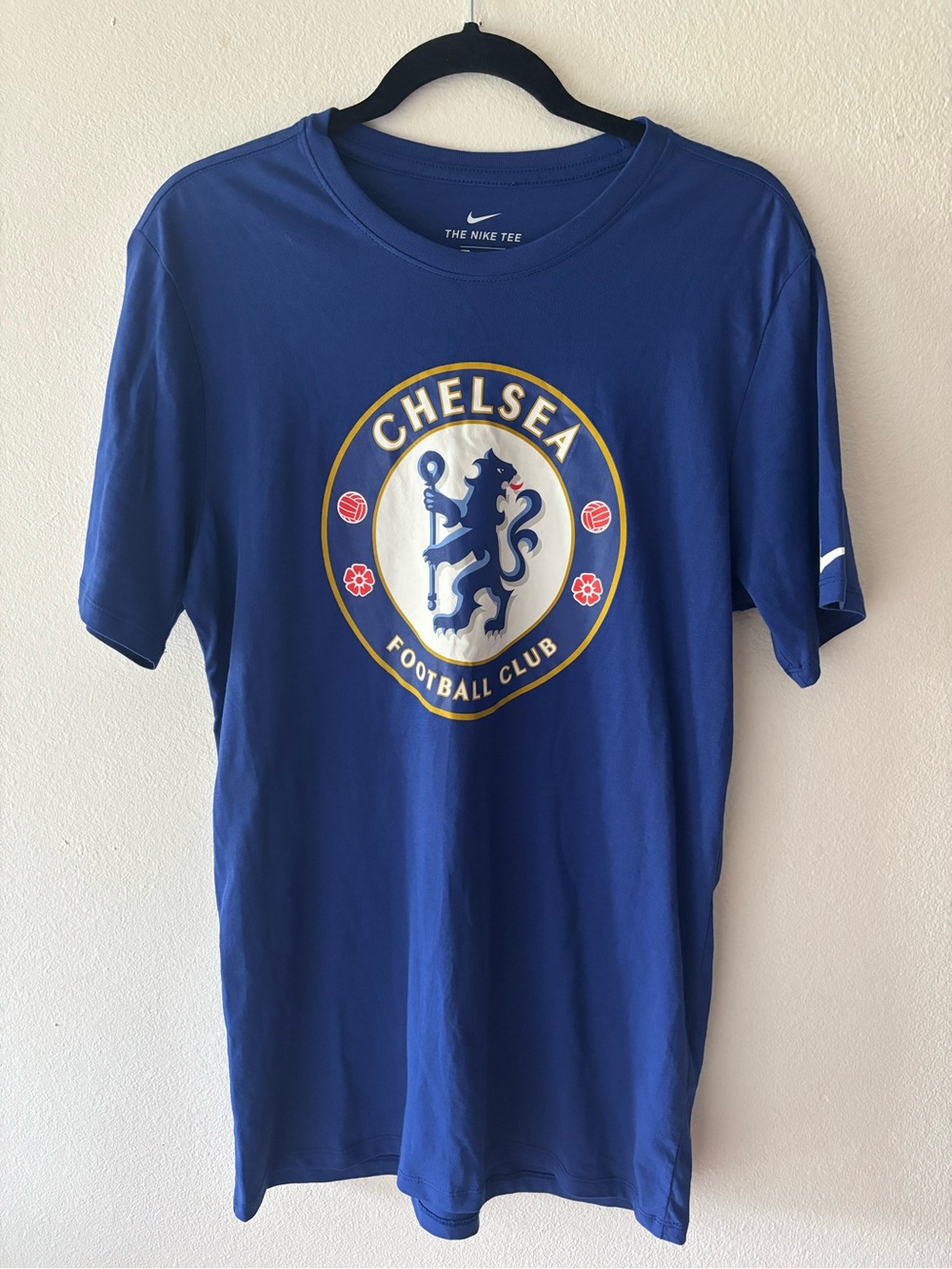 Nike Chelsea FC Blue Logo T-Shirt - unisex